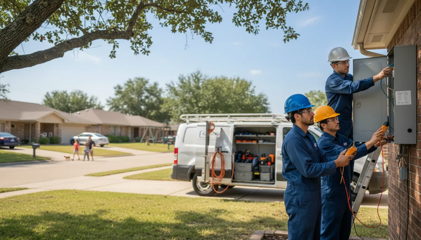 Certified electrician providing emergency electrical services in Springville, NY